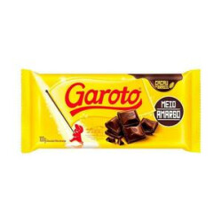 CHOCOLATE GAROTO TABLETE MEIO AMARGO 90G